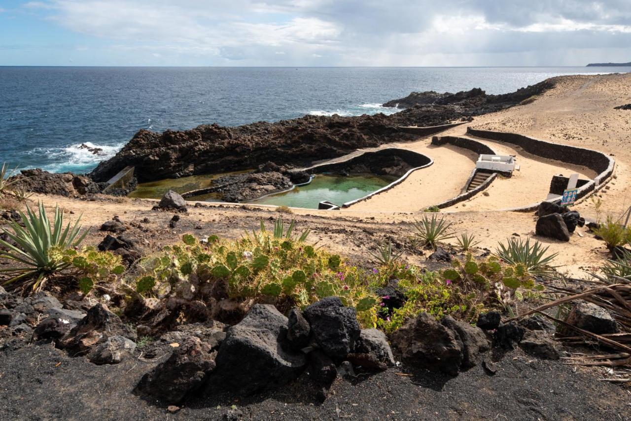 Bungalows Delmar Natur Charco del Palo Eksteriør billede